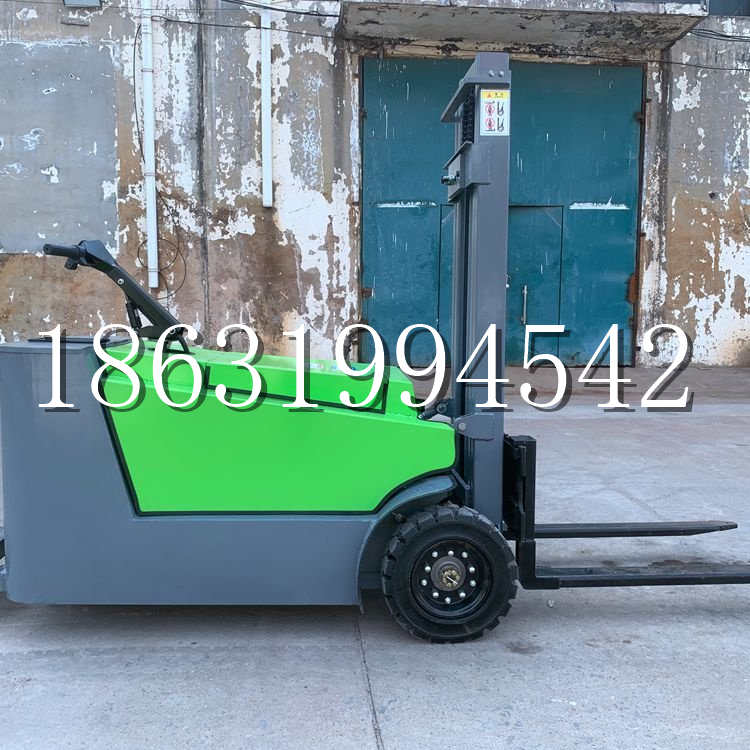 化德县小型电动叉车1吨2吨步行站驾式电瓶堆高充电装卸车液压升降车铲车